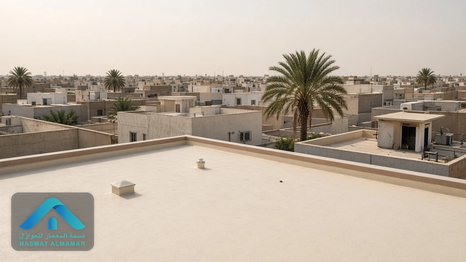 عزل أسطح في المدينة المنورة: دليل التنفيذ المناسب للمناخ — نسمة المعمار