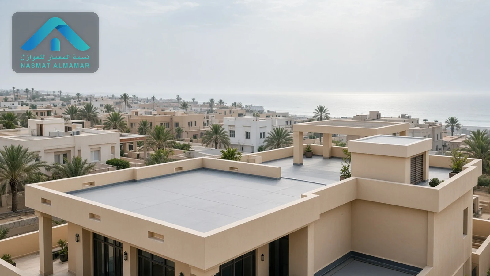شركة عزل أسطح بالحريق — نسمة المعمار