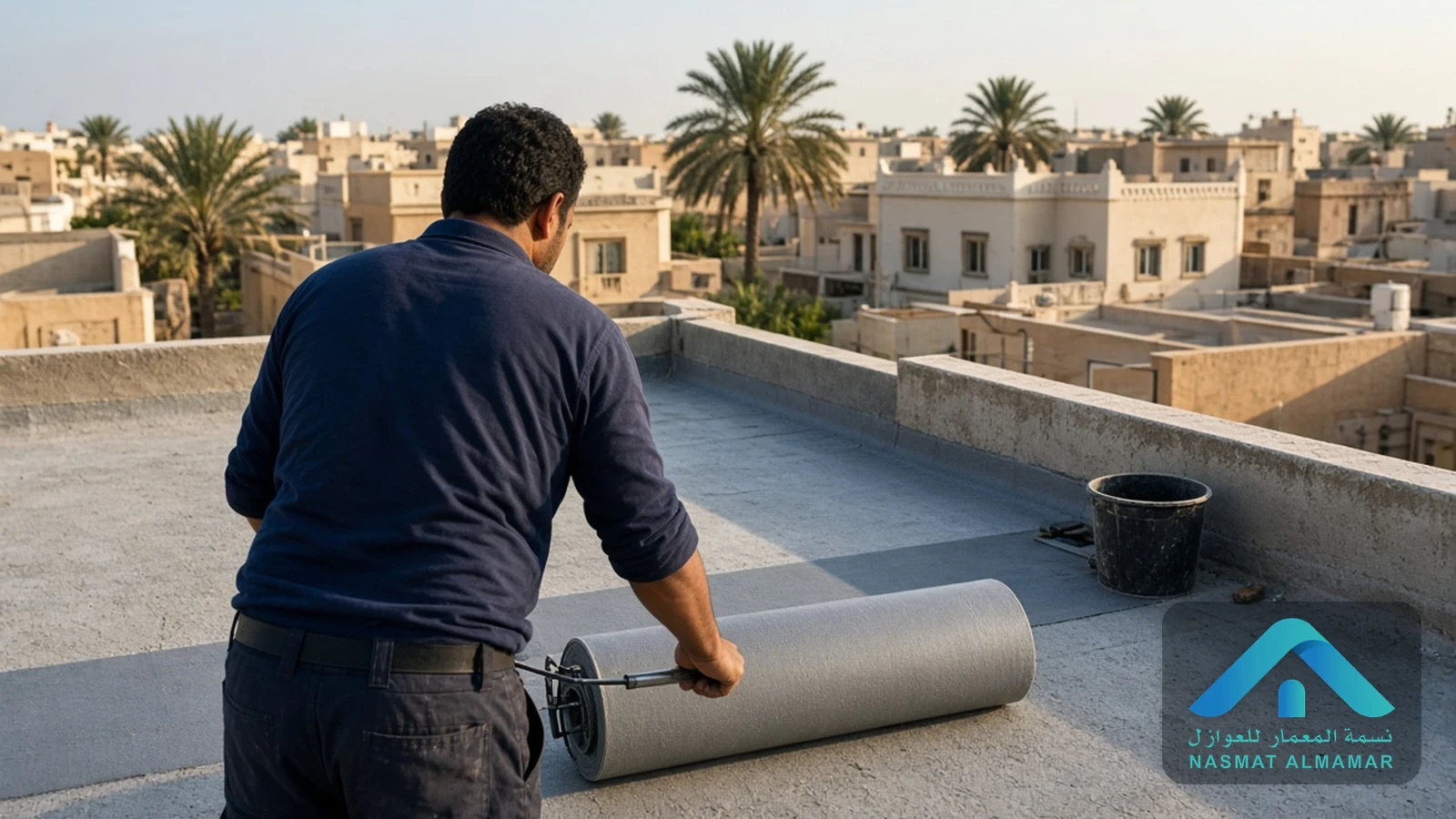 شركة عزل أسطح بالخرج — نسمة المعمار