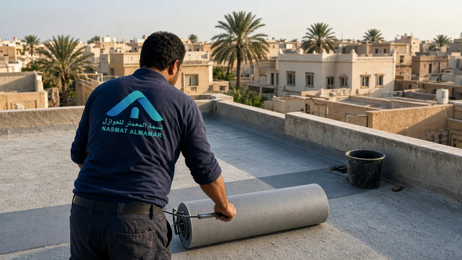 شركة عزل أسطح بالمجمعة — نسمة المعمار