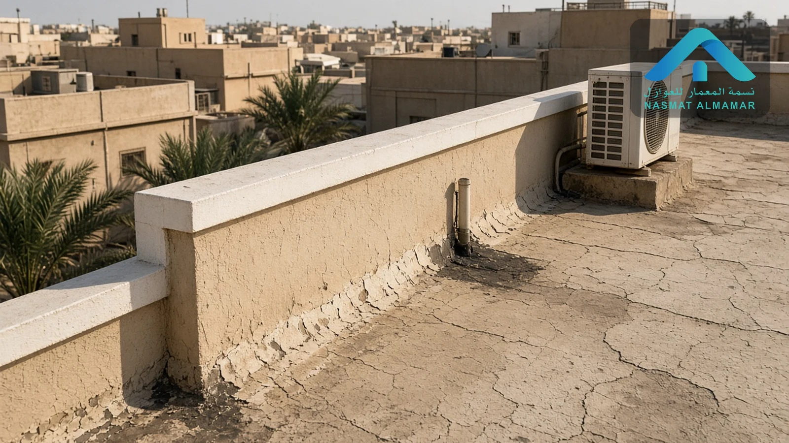 شركة عزل أسطح في مرات لحماية المباني من التسربات — نسمة المعمار